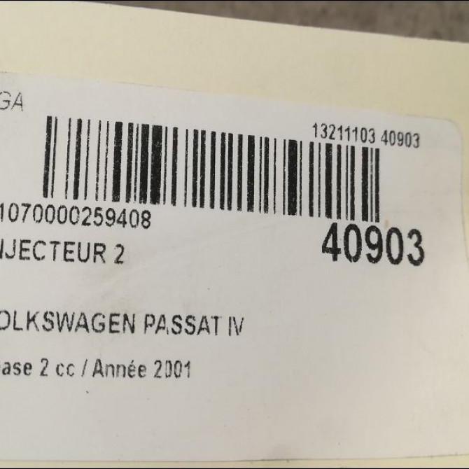 occasion VOLKSWAGEN PASSAT IV Phase 2 10-2000->03-2005 1.9 TDI 100ch 38130073AJ 3