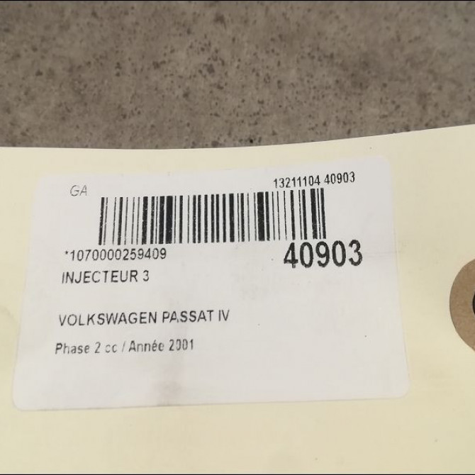 occasion VOLKSWAGEN PASSAT IV Phase 2 10-2000->03-2005 1.9 TDI 100ch 38130073AJ 3