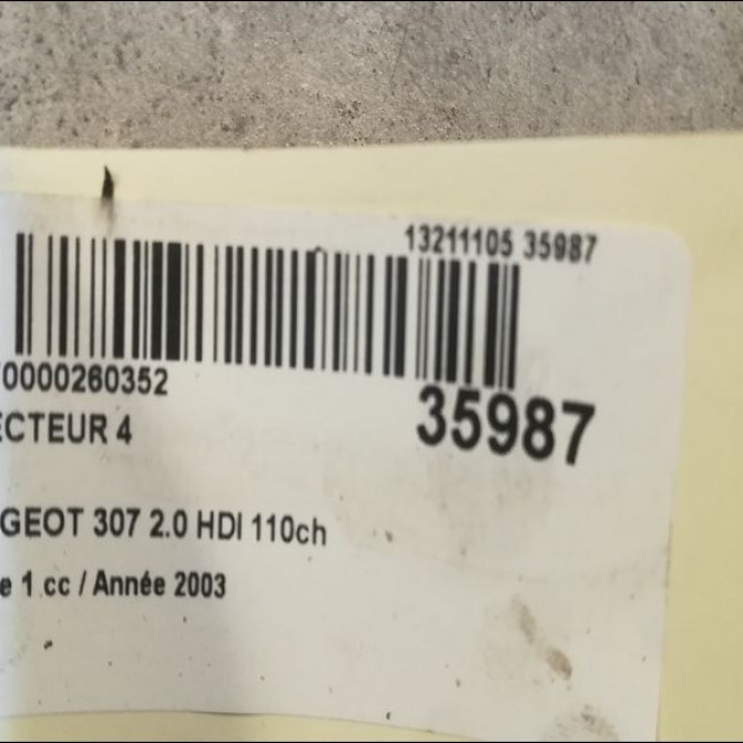 occasion PEUGEOT 307 Phase 1 04-2001->06-2005 2.0 HDI 110ch 3