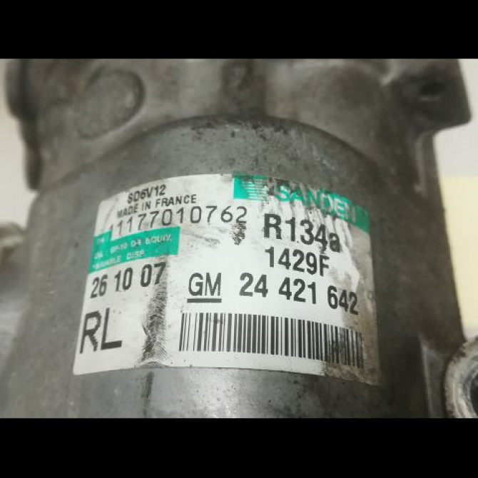 Compresseur air conditionne occasion OPEL MERIVA I Phase 2 01-2006->09-2010 1.7 CDTI 100ch 24421642 4