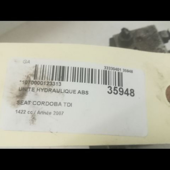 Unité hydraulique ABS occasion SEAT CORDOBA II Phase 1 10-2002->05-2009 1.4 TDI 70ch 6Q0614517AP 4