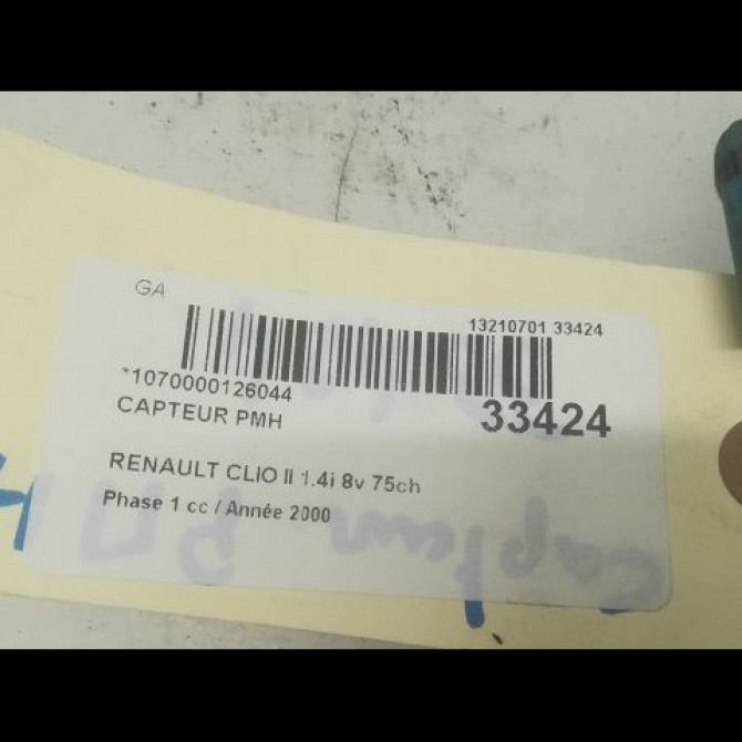Capteur pmh occasion RENAULT CLIO II Phase 1 03-1998->06-2001 1.4i 8v 75ch 8200643171 3