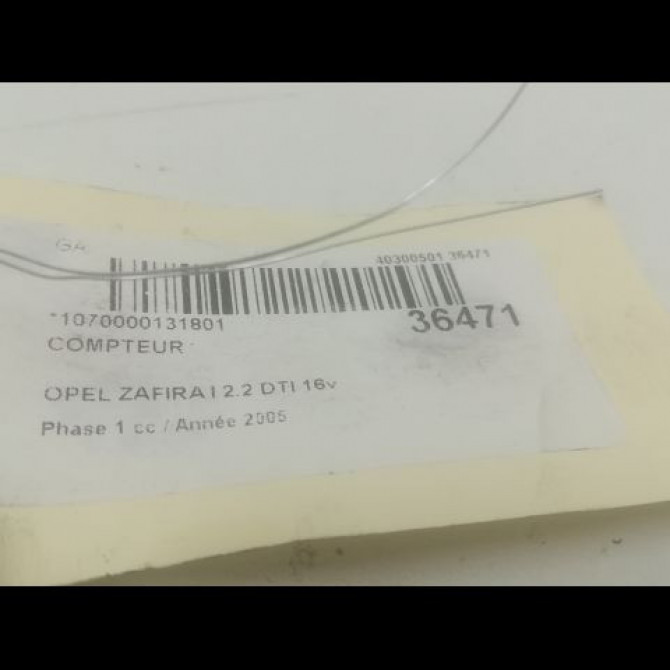 Compteur occasion OPEL ZAFIRA I Phase 1 03-1999->07-2005 2.2 DTI 16v 125ch 93174415 3