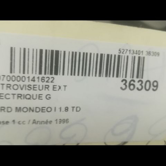 Retroviseur exterieur electrique gauche occasion FORD MONDEO I Phase 1 01-1993->09-1996 1.8 TD 3