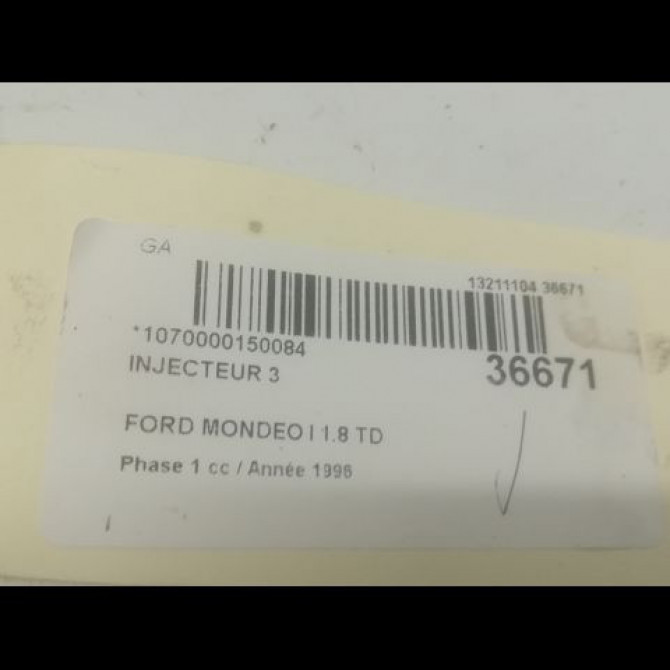 occasion FORD MONDEO I Phase 1 01-1993->09-1996 1.8 TD 3