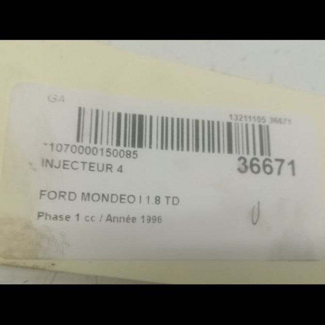 occasion FORD MONDEO I Phase 1 01-1993->09-1996 1.8 TD 3