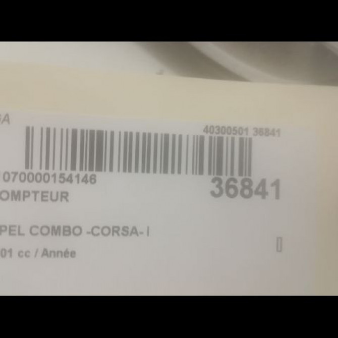 Compteur occasion OPEL COMBO -CORSA- I phase 1 08-1993->12-2001 90534388 3