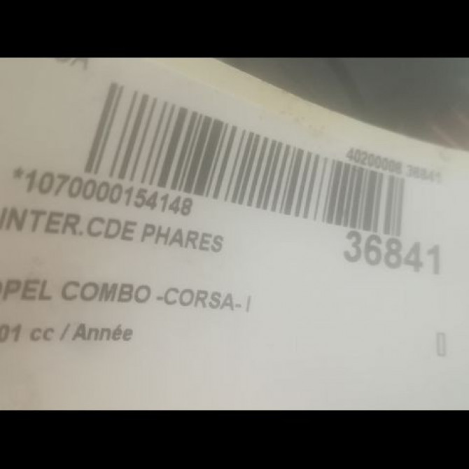 Interrupteur commande de phares occasion OPEL COMBO -CORSA- I phase 1 08-1993->12-2001 3