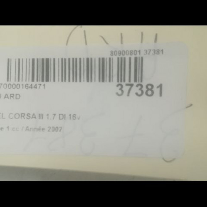 Feu arrière droit occasion OPEL CORSA III Phase 1 10-2000->08-2003 1.7 DI 16v 93170223 3