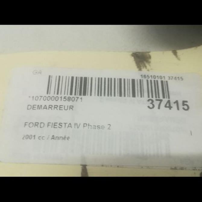 Démarreur occasion FORD FIESTA IV Phase 2 09-1999->09-2002 25194650 3