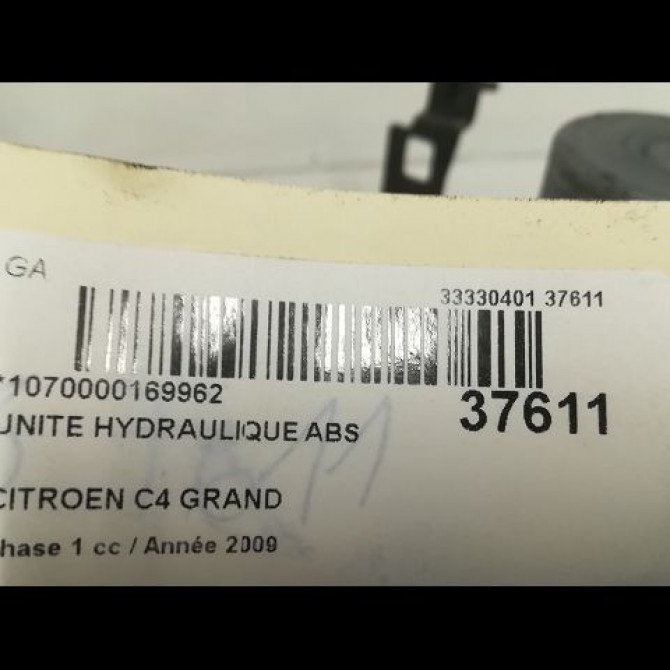 Unité hydraulique ABS occasion CITROEN C4 GRAND PICASSO I Phase 1 10-2006->09-2013 1.6 HDI 110ch 4541JJ 3