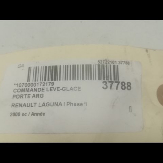Commande leve-glace porte arrière gauche occasion RENAULT LAGUNA I Phase 1 01-1994->04-1998 7700417485 3