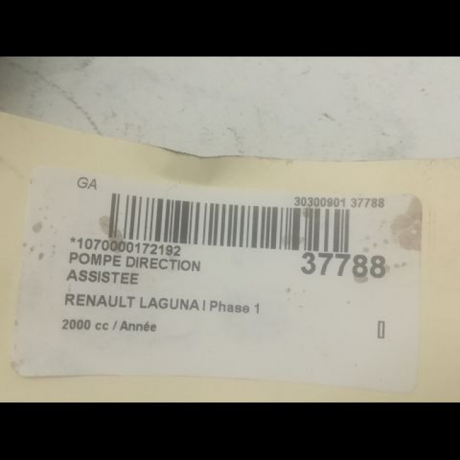 Pompe direction assistee occasion RENAULT LAGUNA I Phase 1 01-1994->04-1998 7700419156 3
