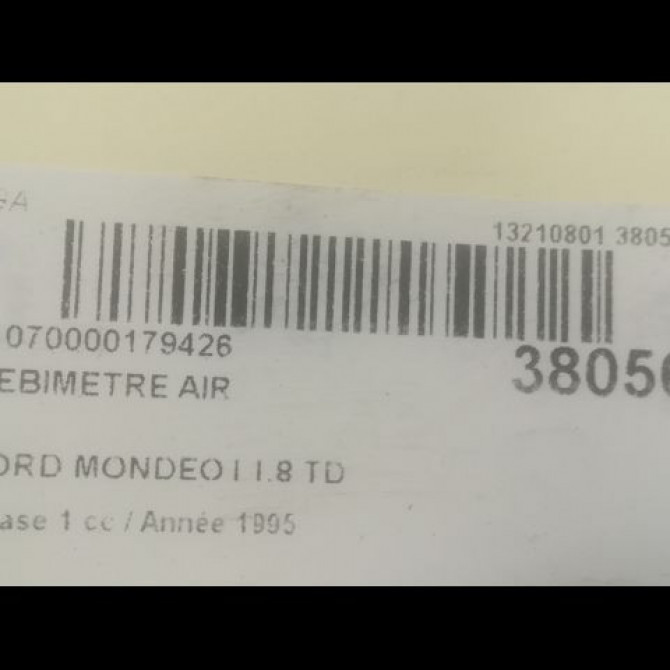 Debimetre air occasion FORD MONDEO I Phase 1 01-1993->09-1996 1.8 TD 3