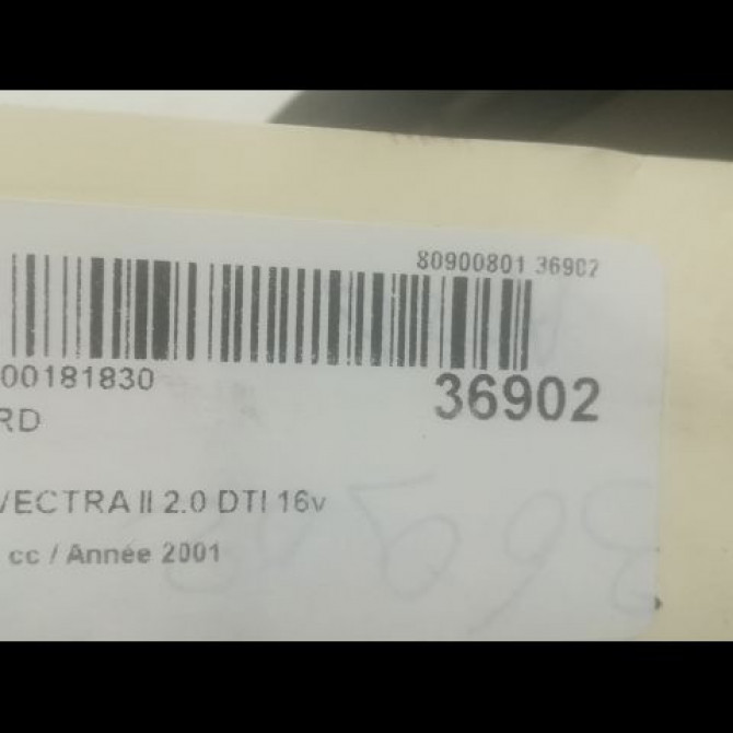 Feu arrière droit occasion OPEL VECTRA II Phase 2 02-1999->06-2002 2.0 DTI 16v 100ch 9119528 3