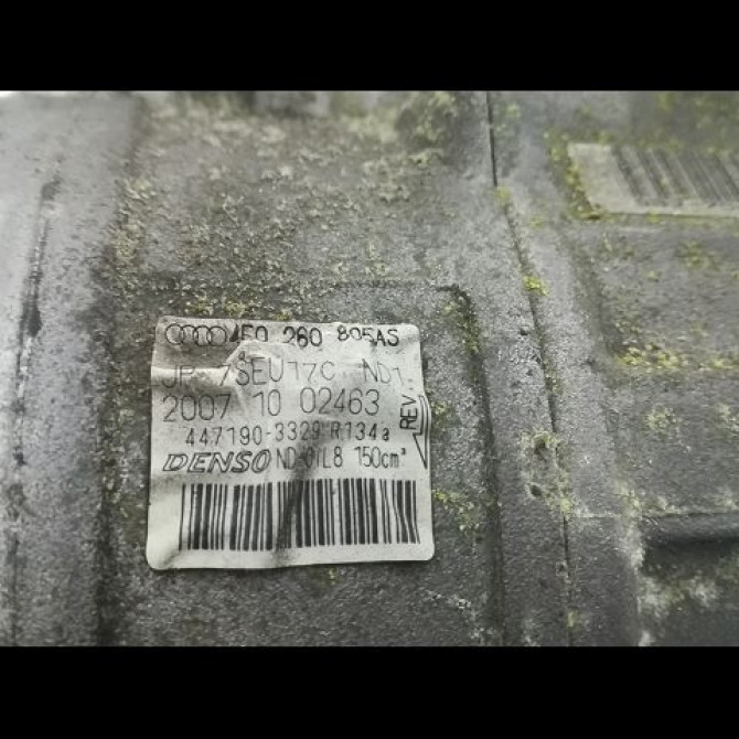 Compresseur air conditionne occasion AUDI A8 II Phase 2 LONG 12-2007->12-2009 4.2 FSI 350ch 4E0260805AS 3