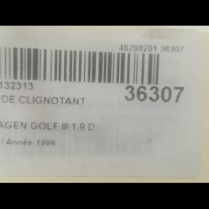 Commande clignotant occasion VOLKSWAGEN GOLF III Phase 1 01-1992->12-1997 1.9 D 1H0953513D01C 3