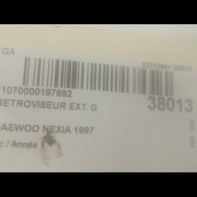 Retroviseur exterieur gauche occasion DAEWOO NEXIA 3