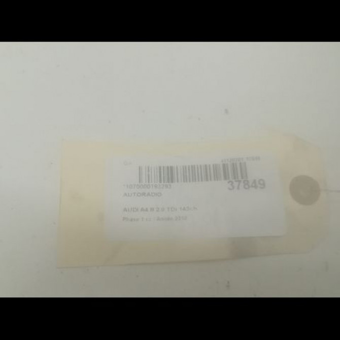 Autoradio occasion AUDI A4 III Phase 1 01-2008->10-2011 2.0 TDi 143ch 8T1057194A 3