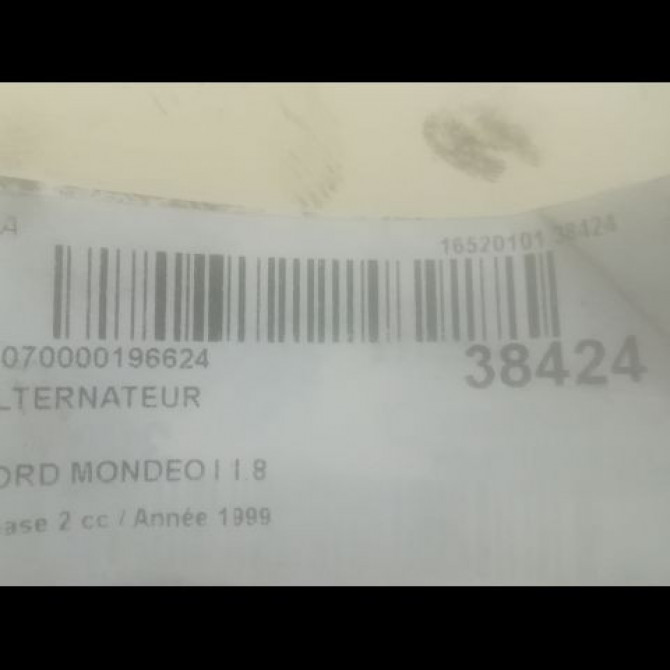 Alternateur occasion FORD MONDEO I Phase 2 10-1996->09-2000 1.8 1406102 3