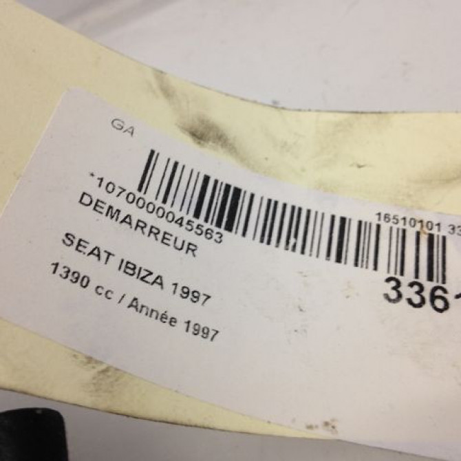 Démarreur occasion SEAT IBIZA II Phase 2 05-1996->09-1999 1.4 4