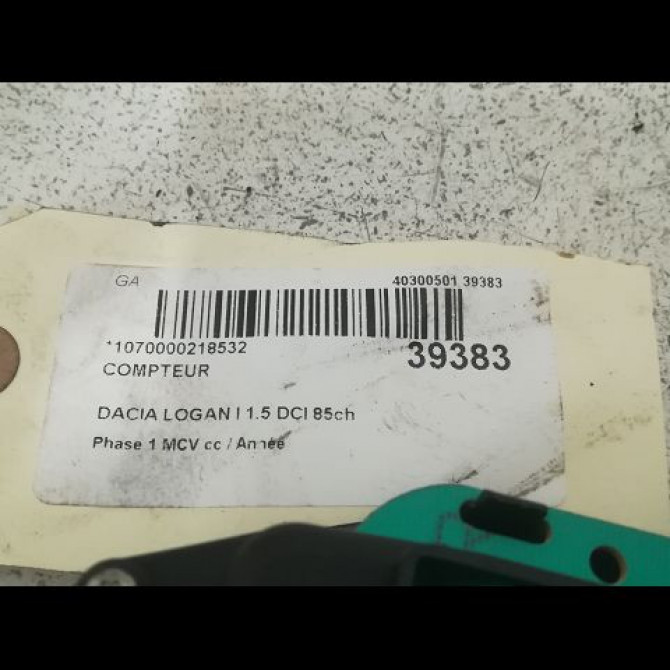 Compteur occasion DACIA LOGAN I Phase 1 MCV 01-2007->10-2008 1.5 DCI 85ch 248106397R 3