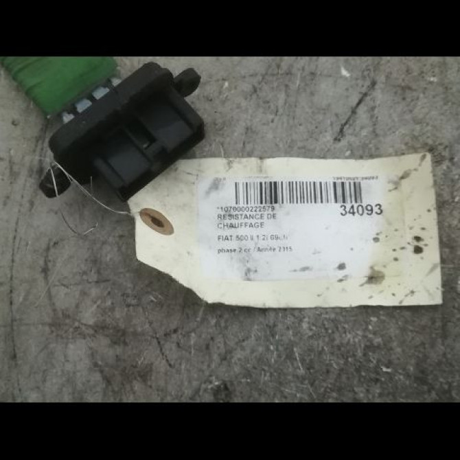 Resistance de chauffage occasion FIAT 500 II phase 2 04-2014->... 1.2i 69ch 3