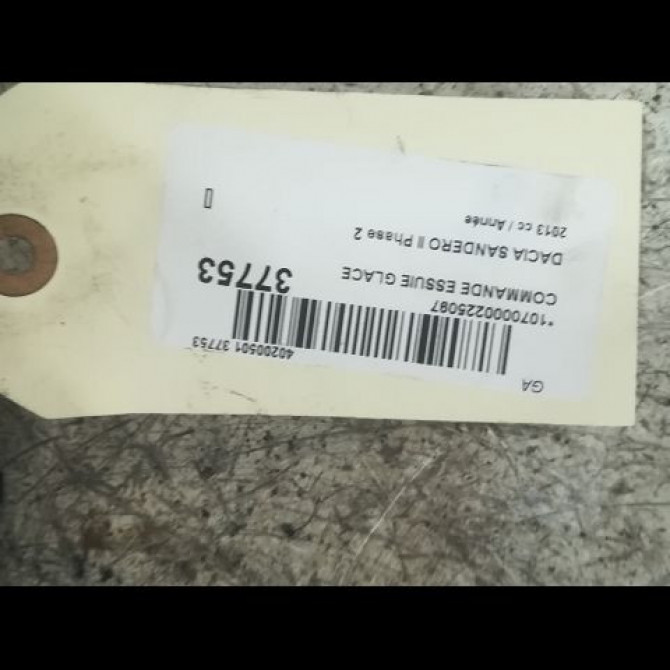 Commande essuie glace occasion DACIA SANDERO II Phase 2 02-2017->... 3