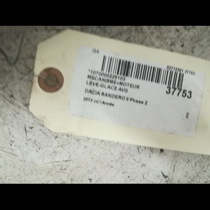 Mecanisme+moteur leve-glace avg occasion DACIA SANDERO II Phase 2 02-2017->... 807213282R 3