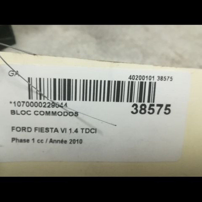 Bloc commodos occasion FORD FIESTA VI Phase 1 10-2008->11-2012 1.4 TDCI 68ch 5