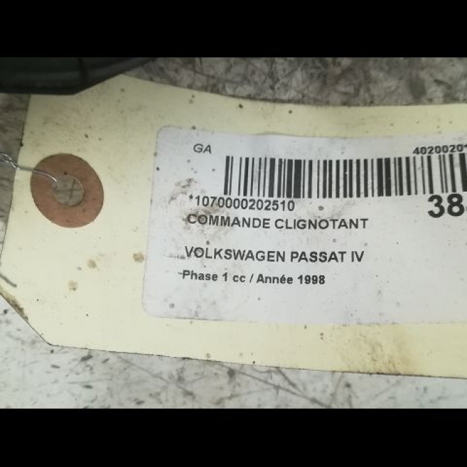 Bloc commodos occasion VOLKSWAGEN PASSAT IV Phase 1 10-1996->10-2000 1.9 TDI 110ch 3