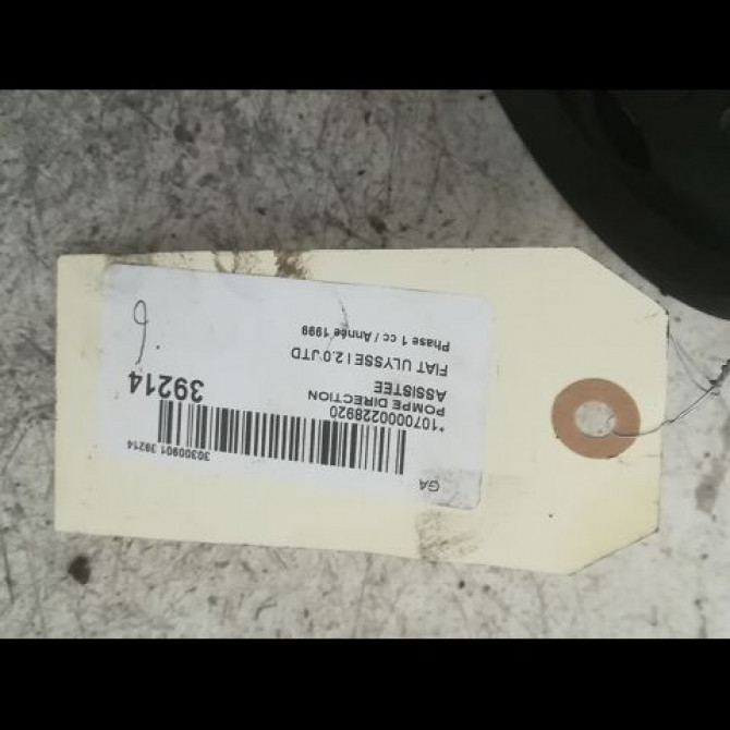 Pompe direction assistee occasion FIAT ULYSSE I Phase 1 02-1995->09-2002 2.0 JTD 4