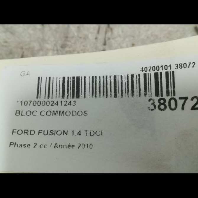 Bloc commodos occasion FORD FUSION Phase 2 10-2005->09-2011 1.4 TDCI 5
