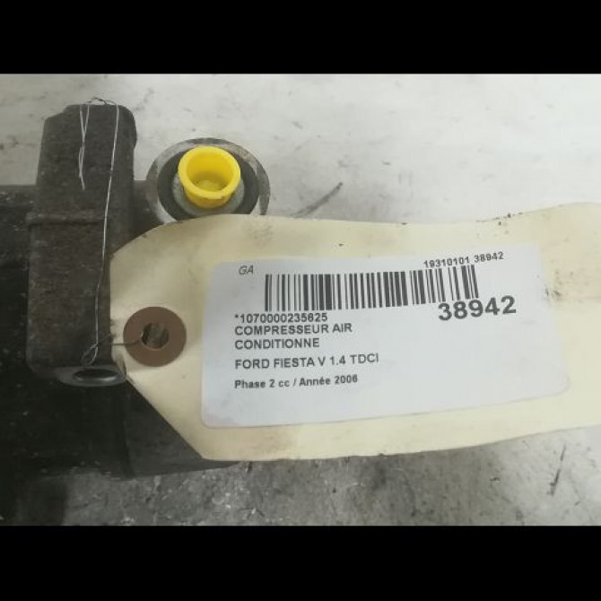 Compresseur air conditionne occasion FORD FIESTA V Phase 2 10-2005->10-2008 1.4 TDCI 1500822 5
