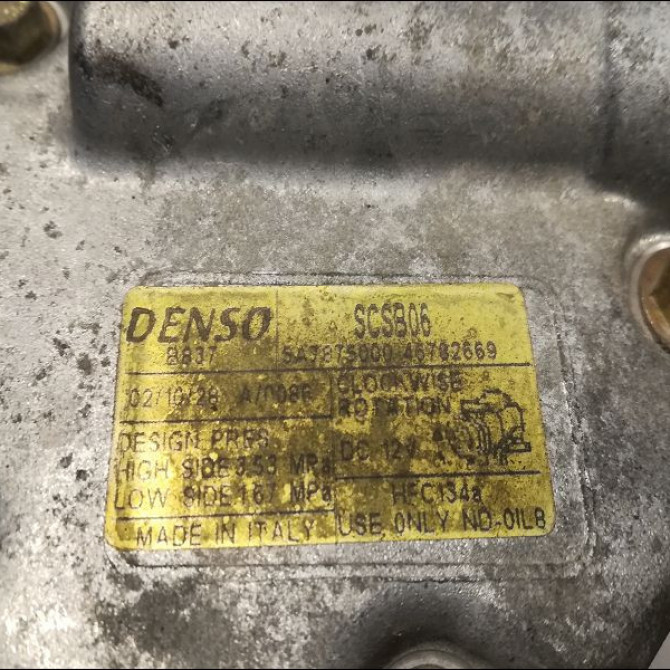 Compresseur air conditionne occasion FIAT PUNTO II 46785772 3