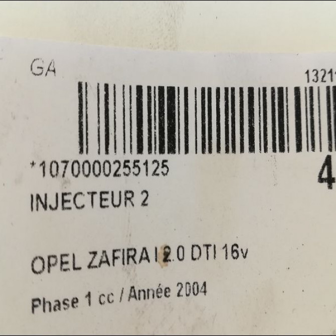 occasion OPEL ZAFIRA I Phase 1 03-1999->07-2005 2.0 DTI 16v 100ch 93171940 3