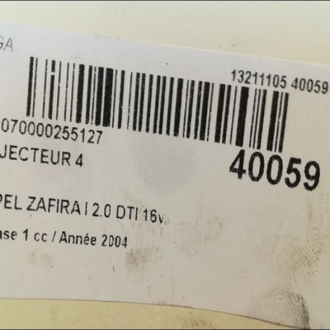 occasion OPEL ZAFIRA I Phase 1 03-1999->07-2005 2.0 DTI 16v 100ch 93171940 3