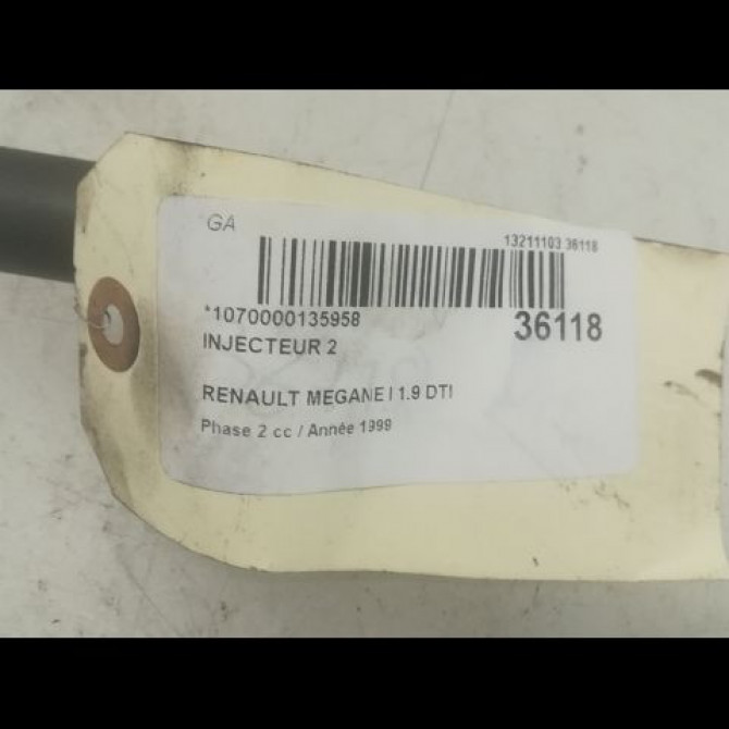 occasion RENAULT MEGANE I Phase 2 03-1999->06-2003 1.9 DTI 7700112880 3