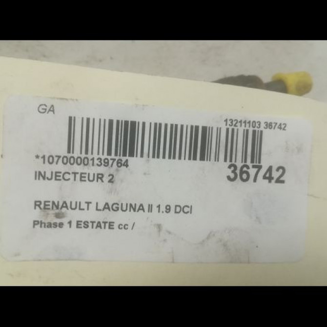 occasion RENAULT LAGUNA II Phase 1 ESTATE 11-2000->03-2005 1.9 DCI 110ch 8200100272 3