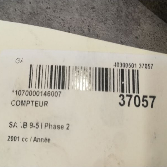 Compteur occasion SAAB 9-5 I Phase 2 07-2001->12-2005 5373188 3