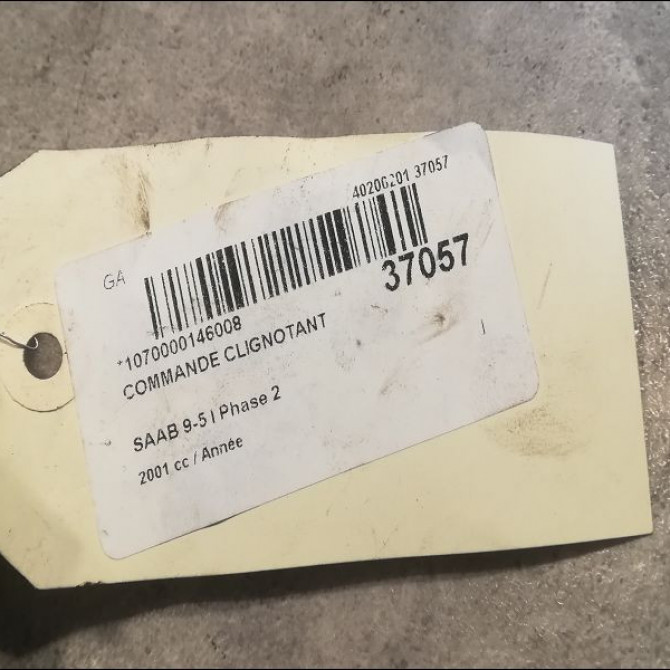 Commande clignotant occasion SAAB 9-5 I Phase 2 07-2001->12-2005 12760589 4