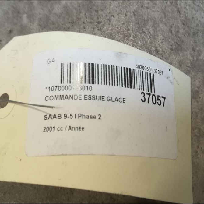 Commande essuie glace occasion SAAB 9-5 I Phase 2 07-2001->12-2005 5354170 3