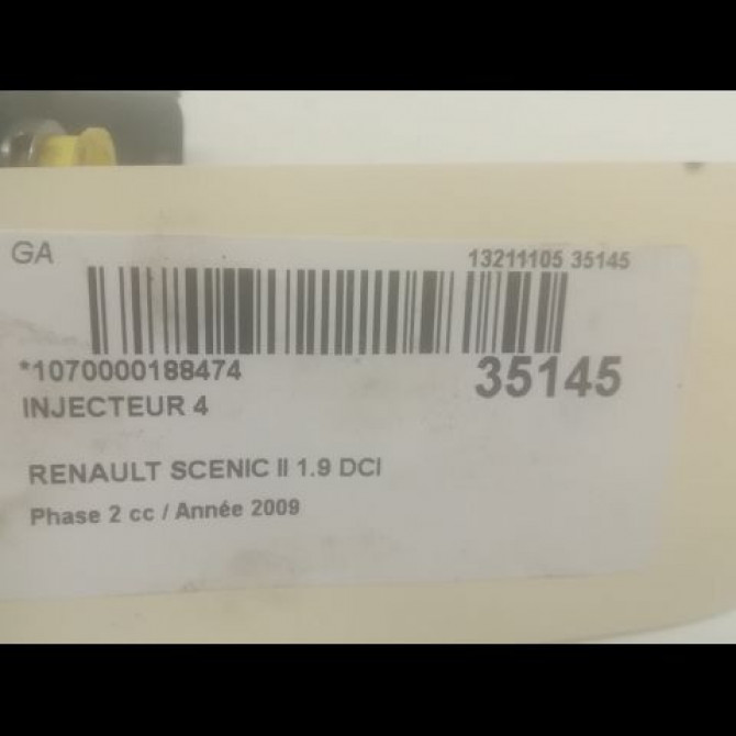 occasion RENAULT SCENIC II Phase 2 09-2006->04-2009 1.9 DCI 130ch 8200606383 3