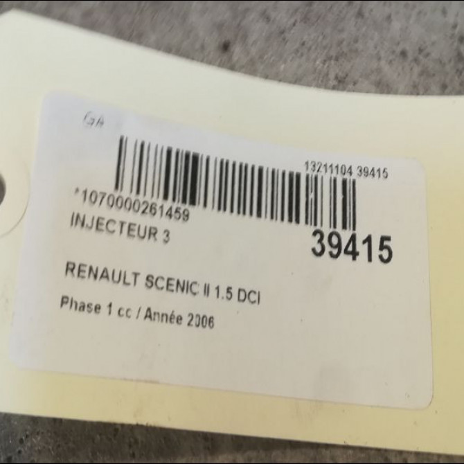 occasion RENAULT SCENIC II Phase 1 03-2004->09-2006 1.5 DCI 105ch 3