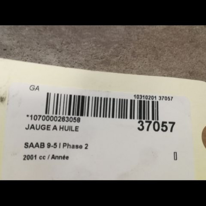 Jauge a huile occasion SAAB 9-5 I Phase 2 07-2001->12-2005 55559867 2