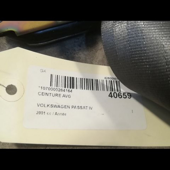 Ceinture avant gauche occasion VOLKSWAGEN PASSAT IV Phase 2 10-2000->03-2005 3B1857705HHCQ 4