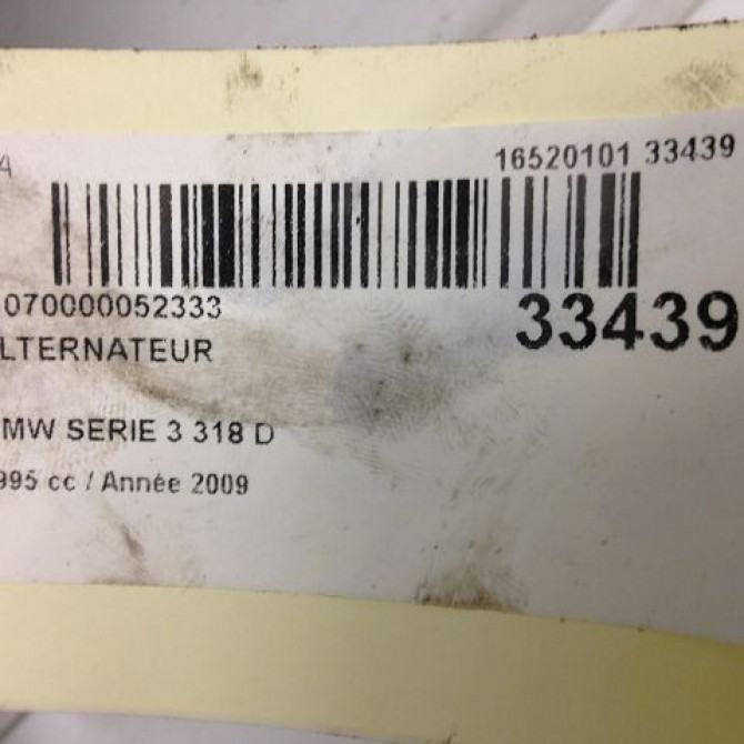Alternateur occasion B.M.W. SERIE 3 III Phase 1 01-1991->04-1998 318 TDS 5