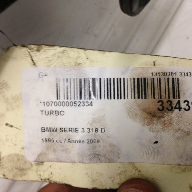 Turbo occasion B.M.W. SERIE 3 III Phase 1 01-1991->04-1998 318 TDS 6