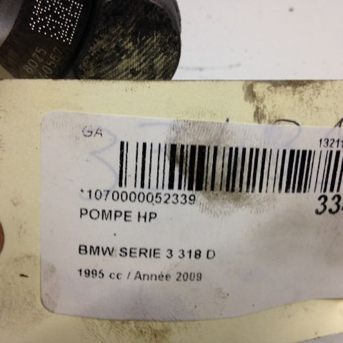 Pompe hp occasion B.M.W. SERIE 3 III Phase 1 01-1991->04-1998 318 TDS 3