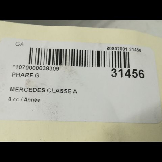 Phare gauche occasion MERCEDES CLASSE A I 5
